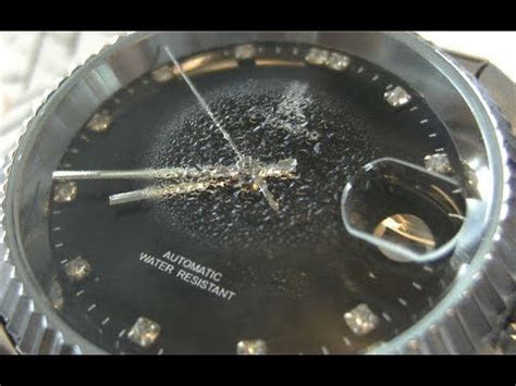 condensation inside watch face|my watch keeps fogging up.